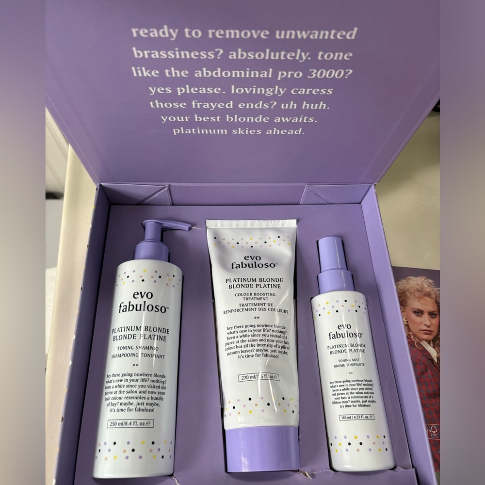 Evo Best of Blonde Shampoo Treatment & Toning Mist